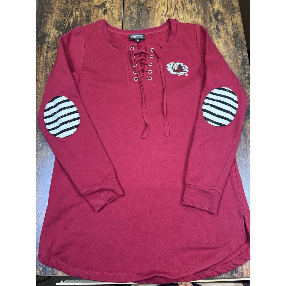 South Carolina Gamecocks Gameday Couture Women's Small Lace Up Sweatshirt